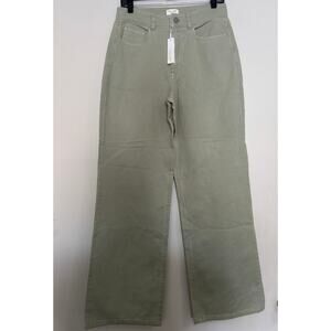 Gentle Fawn Everett Pants Jeans Wide Leg Womens Size 8 Green Cactus New